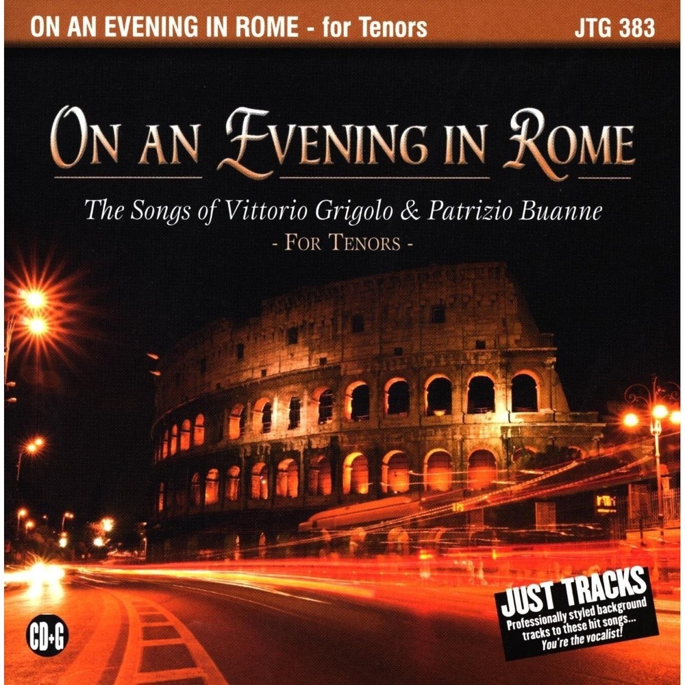 Pocket Songs you sing ON AN EVENING IN ROME JTG 383 ( Music CD)